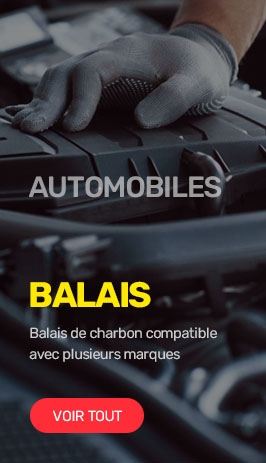 Balais de charbon automobiles